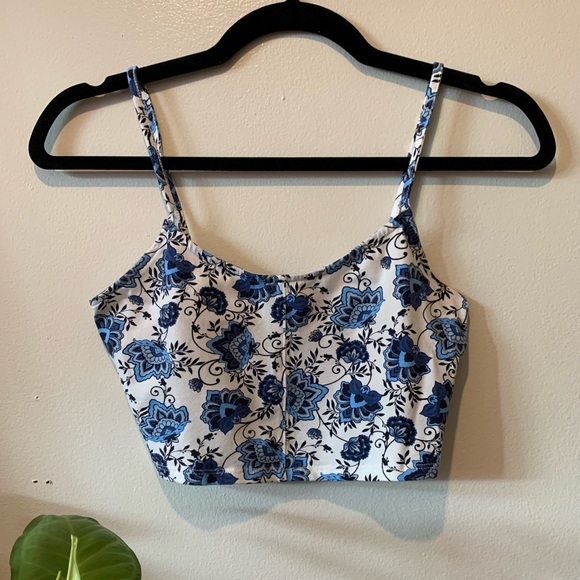 Garage floral crop top - Picture 1 of 3